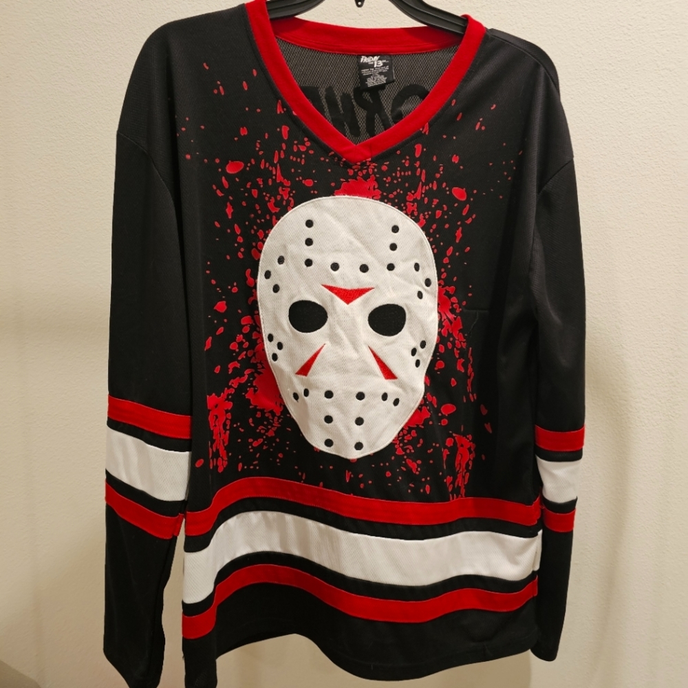 Halloween HORROR hockey JERSEY